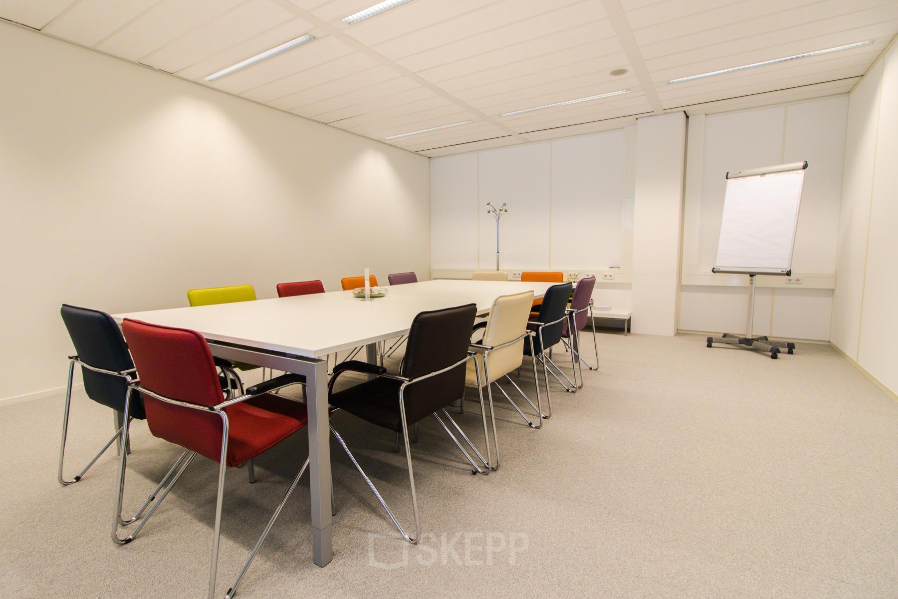 Office building with multiple conference rooms