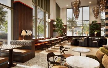 Modern kantoorpand aan de Willem Fenengastraat 16, Amsterdam Amstel met ruime werkplekken, hoge ramen en stijlvolle inrichting. Ideale ruimte voor kantoorruimte huren met een prettige, lichte sfeer.