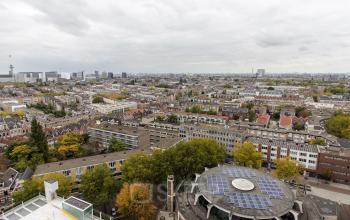 Uitzicht aan het Weena in Rotterdam