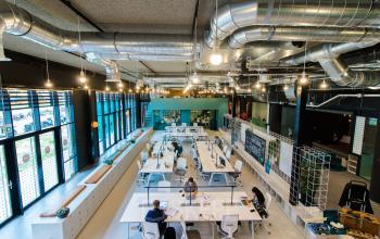 Modern office with lots of benefits