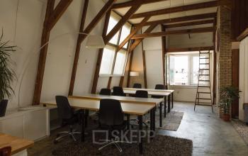 office space with old elements