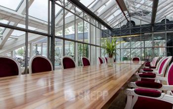 Multiple conference rooms present