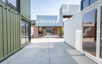 industrieel modern creatief kantoor