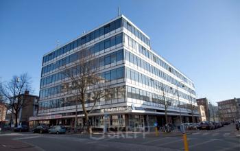 kantoorgebouw Amsterdam Donker Curtiusstraat met keuken