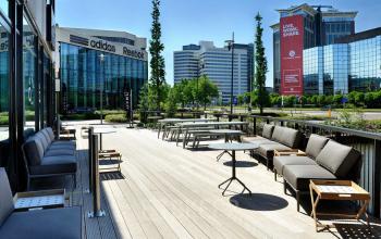 terras kantoor lounge amsterdam vlakbij arena