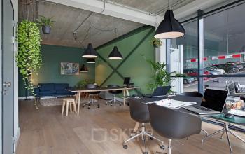 office space for rent amsterdam green wall