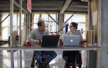 two work spaces industrial design