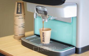 Koffiezetapparaat in een kantoor op Prins Willem-Alexanderlaan 401, Apeldoorn, ideaal voor wie kantoorruimte wil huren.