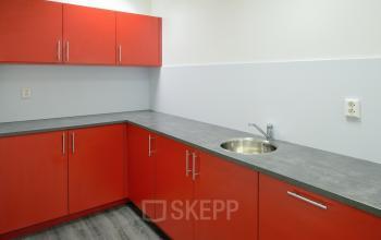 pantry red storage room
