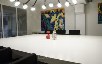 nice meeting room big table with chairs