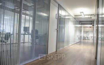 hallway windows doors office rooms