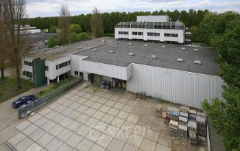office space white building with lot of storage room