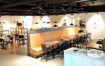 Modern kantoorpand op Utopialaan 22, Den Bosch, met stijlvolle, gemeubileerde werkplekken. Ideaal voor kantoorruimte huren.