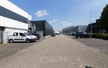 Enclosed parking lot at the office building available