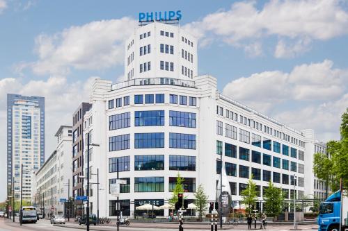 Historisch Philips kantoorpand op Lichttoren 32 in Eindhoven Centrum, ideaal voor kantoorruimte huren.