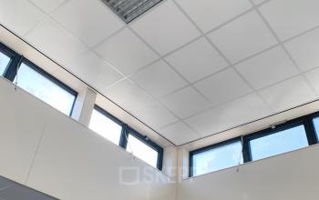 Interieur van het kantoorpand op Waarderweg 33, Haarlem, met hoge plafonds en veel natuurlijk licht, ideaal voor kantoorruimte huren in de Waarderpolder.