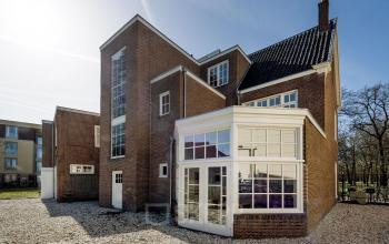 Backside office building Haarlem