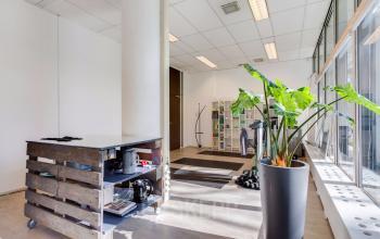 Fitness gym in office building Haarlem