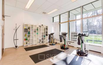 Fitness room gym office building Haarlem