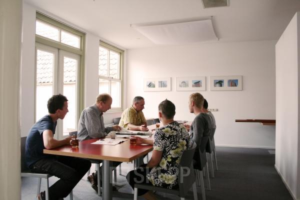 Teamoverleg kantoorruimte Noorderhaven Harlingen SKEPP