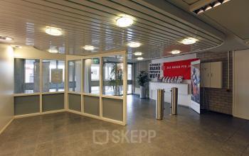 entrance office building reception desk