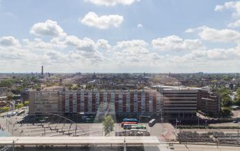 Office building with magnificent view over de centre of Leiden