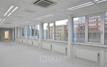 empty office space white bright space