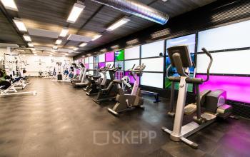 Office building also has a fitness space for tenants