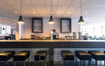 Restaurant with lunch options available in the office building