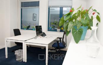 een kijk in de kantoorruimte