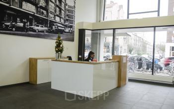 check-in desk windows reception bright