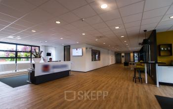 Reception desk at office building in Utrecht