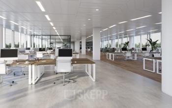 Ruim open kantoorpand op Europalaan 40, Utrecht Zuid, met moderne werkplekken en veel natuurlijk licht. Ideaal voor bedrijven die kantoorruimte willen huren in een inspirerende omgeving.