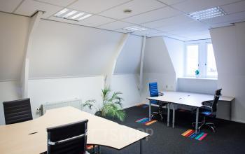 small office room four persons small window