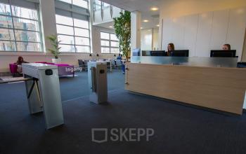 Receptie en aanvangst ruimte kantoorpand