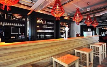 Bar in office building Zoetermeer orange